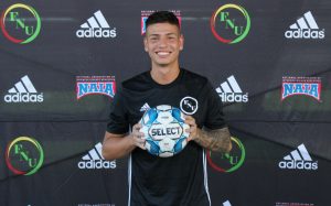 FNU men's soccer player Nicolas Martinez.