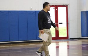 FNU head volleyball coach Carlos Huaroto-Luque.