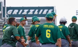 FNU baseball players at the CAC Tournament in Lawrenceville, Ga.