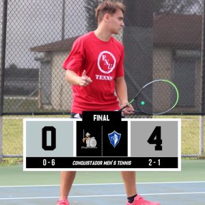 Conquistadors falter against Lynn 4-0 graphic.