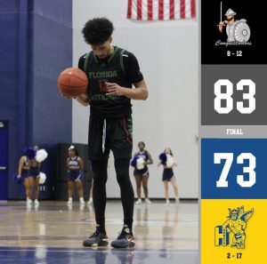 Conquistadors outlast Morris 83-73 graphic.