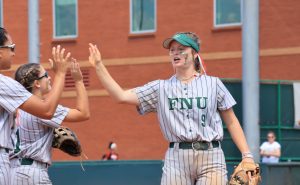 FNU softball shortstop Tara McCaffery.