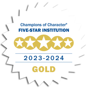 2023-24 NAIA Five-Star Champions of Character Award (Gold)